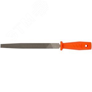 Напильник, пластиковая ручка, плоский 200 мм