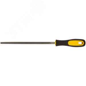 Напильник, прорезиненная ручка, квадратный 200 мм