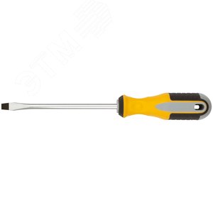 Отвертка ''Старт'', CrV сталь, прорезиненная ручка 8х150 мм SL