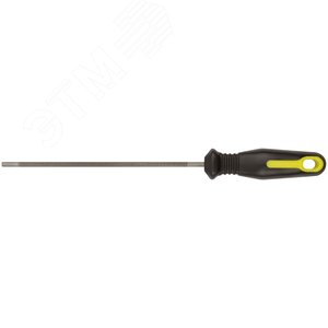 Напильник для заточки цепей бензопил круглый, с прорезиненной ручкой 200 х 5.0 мм