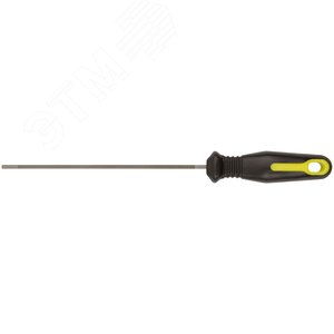 Напильник для заточки цепей бензопил круглый, с прорезиненной ручкой 200 х 4.0 мм