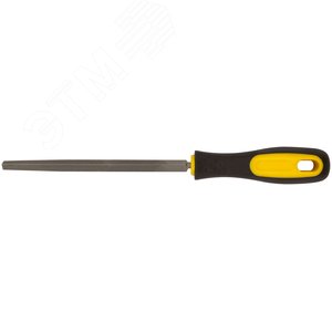 Напильник, прорезиненная ручка, трехгранный 150 мм