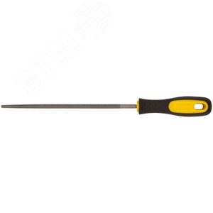 Напильник, прорезиненная ручка, круглый 200 мм