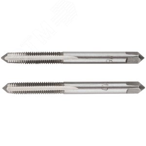 Метчики метрические, легированная сталь, набор 2 шт М6х1.0 мм