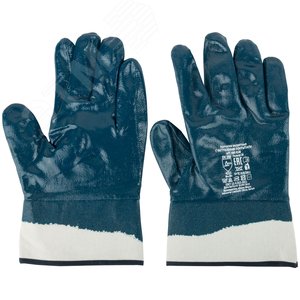 Перчатки рабочие с полным двойным нитриловым обливом (краги)