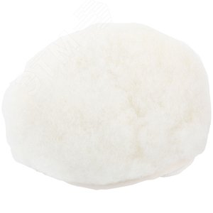 Чехол полировочный на завязках, искусственная шерсть, на тканевой основе 125 мм