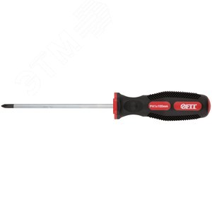 Отвертка ''Универсал'', CrV сталь, прорезиненная ручка, Профи 4х100 мм РН1