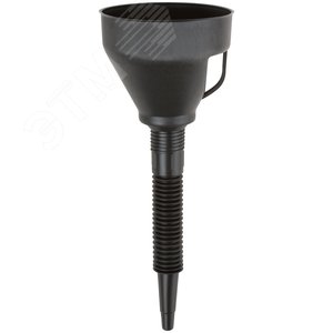 Воронка автомобильная пластиковая 120 мм черная