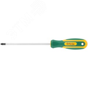 Отвертка ''Контур'', CrV сталь, прорезиненная ручка 6х150 мм РН2