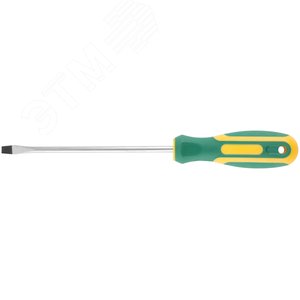 Отвертка ''Контур'', CrV сталь, прорезиненная ручка 6х150 мм SL