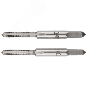 Метчики метрические, легированная сталь, набор 2 шт М3х0.5 мм