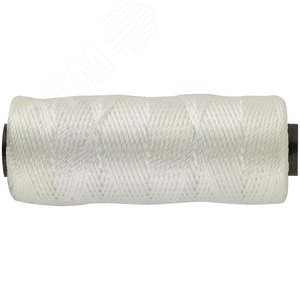 Нить крученая на бобине 1.1 мм х 100 м, 680 текс, р/н=35 кгс, белая