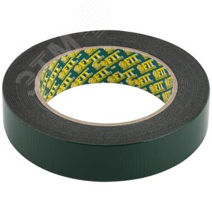 Лента клеящая, двухсторонняя монтажная,на вспененной основе, с полимерной подложкой 25 мм х 5 м