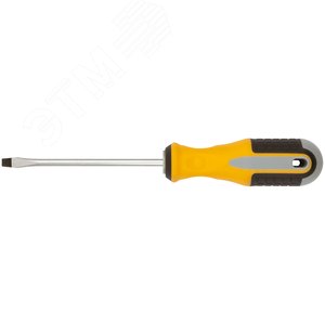 Отвертка ''Старт'', CrV сталь, прорезиненная ручка 5х100 мм SL