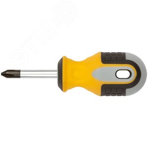Отвертка ''Старт'', CrV сталь, прорезиненная ручка 6х38 мм РН2
