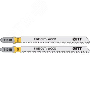 Полотна по дереву, HCS, шлифованные под свободным углом зубья, 100/74/2.5 мм (T101B), 2 шт