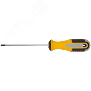 Отвертка ''Старт'', CrV сталь, прорезиненная ручка 3х100 мм РН0