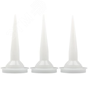 Сопла пластиковые сменные для Пистолетов для герметика закрытого типа, набор 3 шт