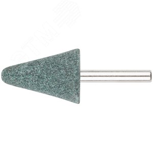 Шарошка абразивная (по камню, мрамору, кафелю), хвостовик 6 мм, конус с закруглением 25 х 35 мм