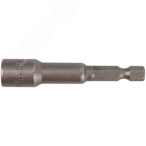 Насадка для шурупов и болтов с 6-грголовкой Профи d=8 мм, L=65 мм