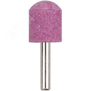 Шарошка абразивная (по металлу), хвостовик 6 мм, цилиндр с закругленнием 20 х 25 мм