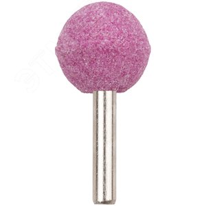 Шарошка абразивная (по металлу), хвостовик 6 мм, сфера 25 мм