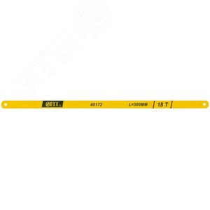 Полотно ножовочное по металлу, легированная сталь, 20 Cr, 300 мм (18 TPI)