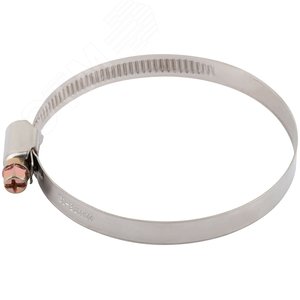 Хомут обжимной (нержавеющая сталь) 60-80 мм