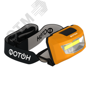 Фонарь налобный светодиодный на батарейках ФОТОН SH-600 (3W, рассеянный свет, батарейки в комплекте)