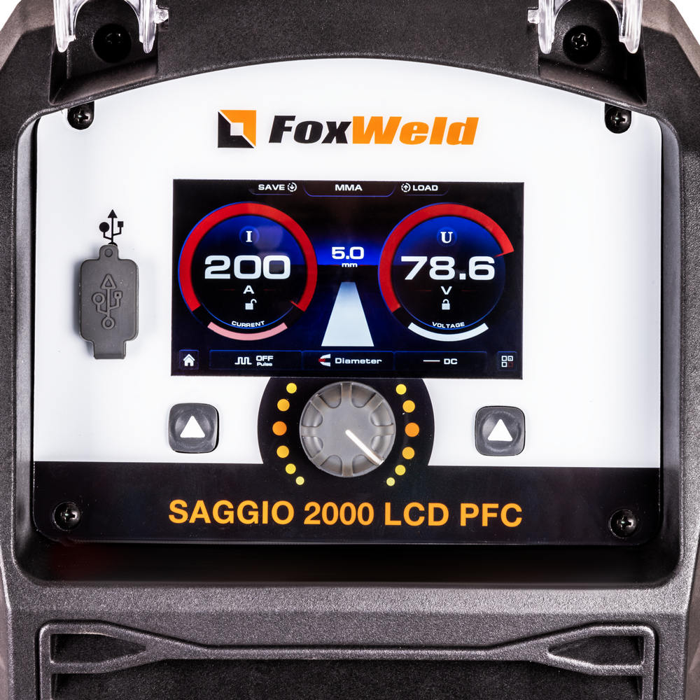 Сварочный полуавтомат SAGGIO 2000 LCD PFC (5в1)