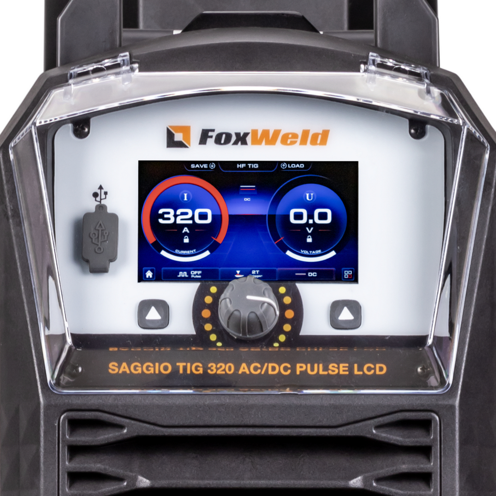 Комплект аппарата аргонодуговой сварки SAGGIO TIG 320 AC/DC PULSE LCD