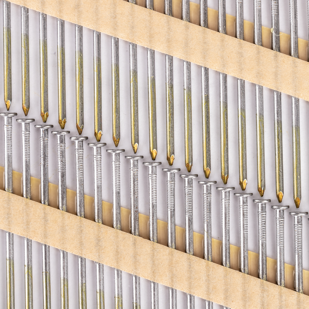 Гвозди реечные финишные P0A GL с цинковым покрытием, угол наклона 21 градус, 2,8 x 80 мм 150 шт. AERO