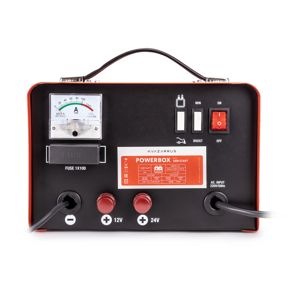 Пуско-зарядное устройство KVAZARRUS PowerBox 50M START