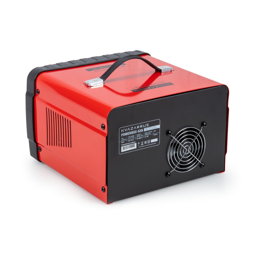 Инверторное пуско-зарядное устройство KVAZARRUS PowerBox 420i, таймер, пластиковый кейс
