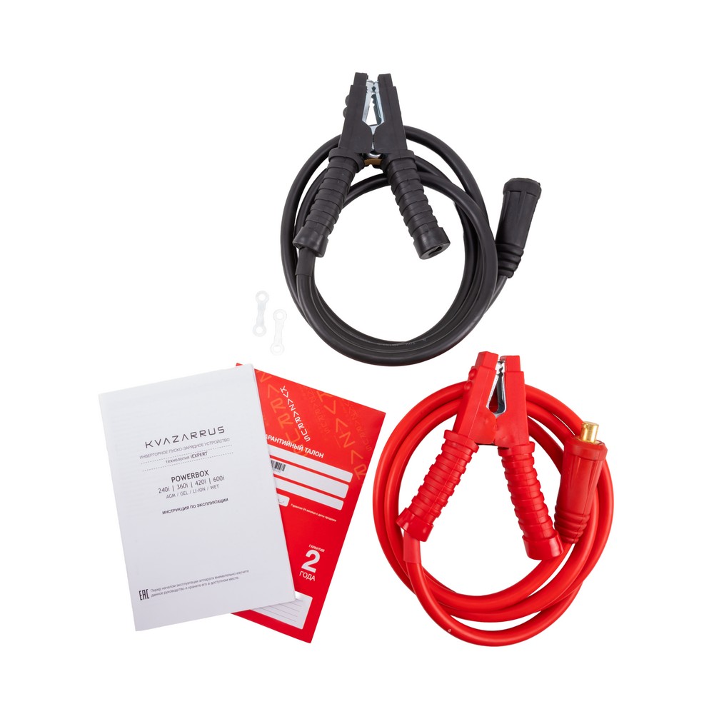 Инверторное пуско-зарядное устройство KVAZARRUS PowerBox 600i, таймер, цветная коробка