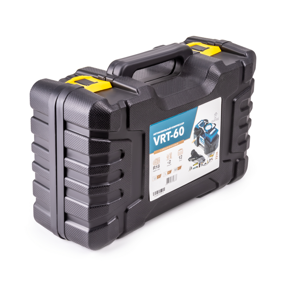 Автомобильный компрессор VRT-60 с набором аксессуаров