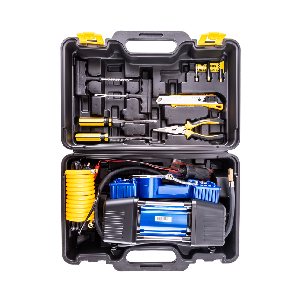 Автомобильный компрессор VRT-60 с набором аксессуаров