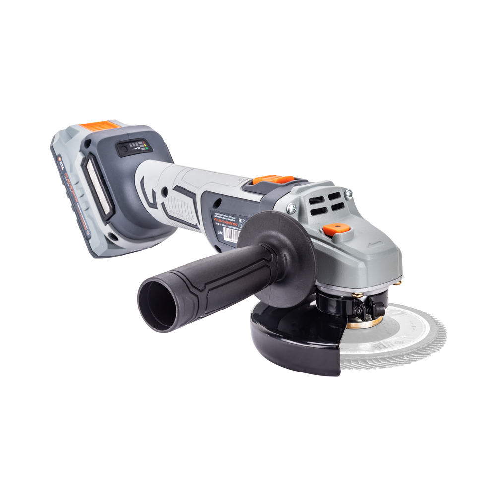 Аккумуляторная угловая шлифовальная машина FTL AG-X 125/20V EVO в комплекте