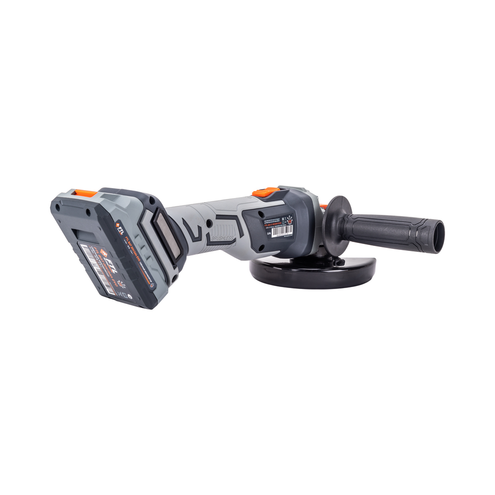 Аккумуляторная угловая шлифовальная машина FTL AG-X 125/20V EVO в комплекте