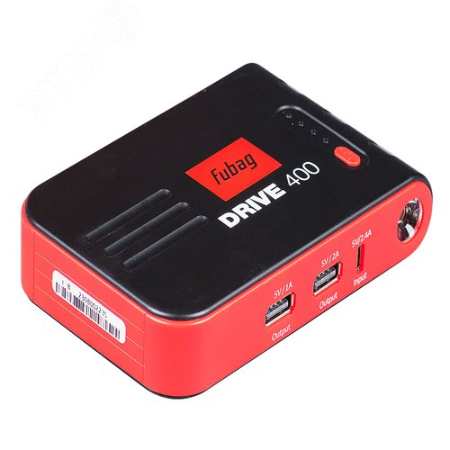 Устройство пусковое DRIVE 400 (ток запуска 400А, емкость аккумулятора 10000 мАч_type C)