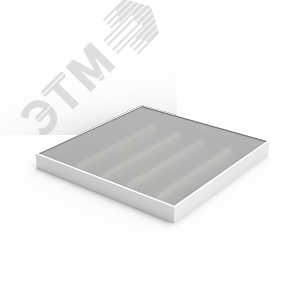 Светильник светодиодный ДВО 35 Вт 6500К 3700 лм 198-242В IP40 595х595х50мм Сталь призма с БАП аварийный CRI>80Ra MiR Gauss