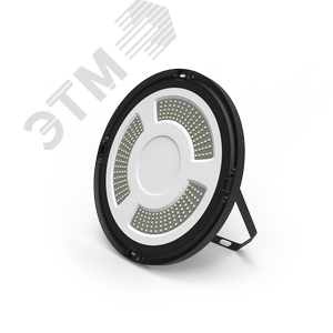 Светильник промышленный светодиодный LED ДСП 150 Вт 18000 Лм 5000К IP65 D260х88 мм 175-265 В черный скоба крепления в комплекте UFO