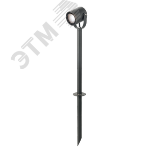 Светильник садово-парковый НТУ 35 Вт (max) GU10 грунтовой 170-240 В IP54 90х90х470 мм Sonata Gauss