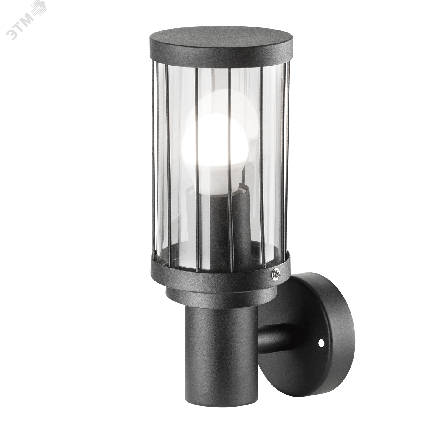 Светильник садово-парковый НТУ 60 Вт 105х105х240 мм IP54 на стену вверх 1хЕ27 Vega Gauss