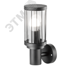 Светильник садово-парковый НТУ 60 Вт 105х105х240 мм IP54 на стену вверх 1хЕ27 Vega Gauss