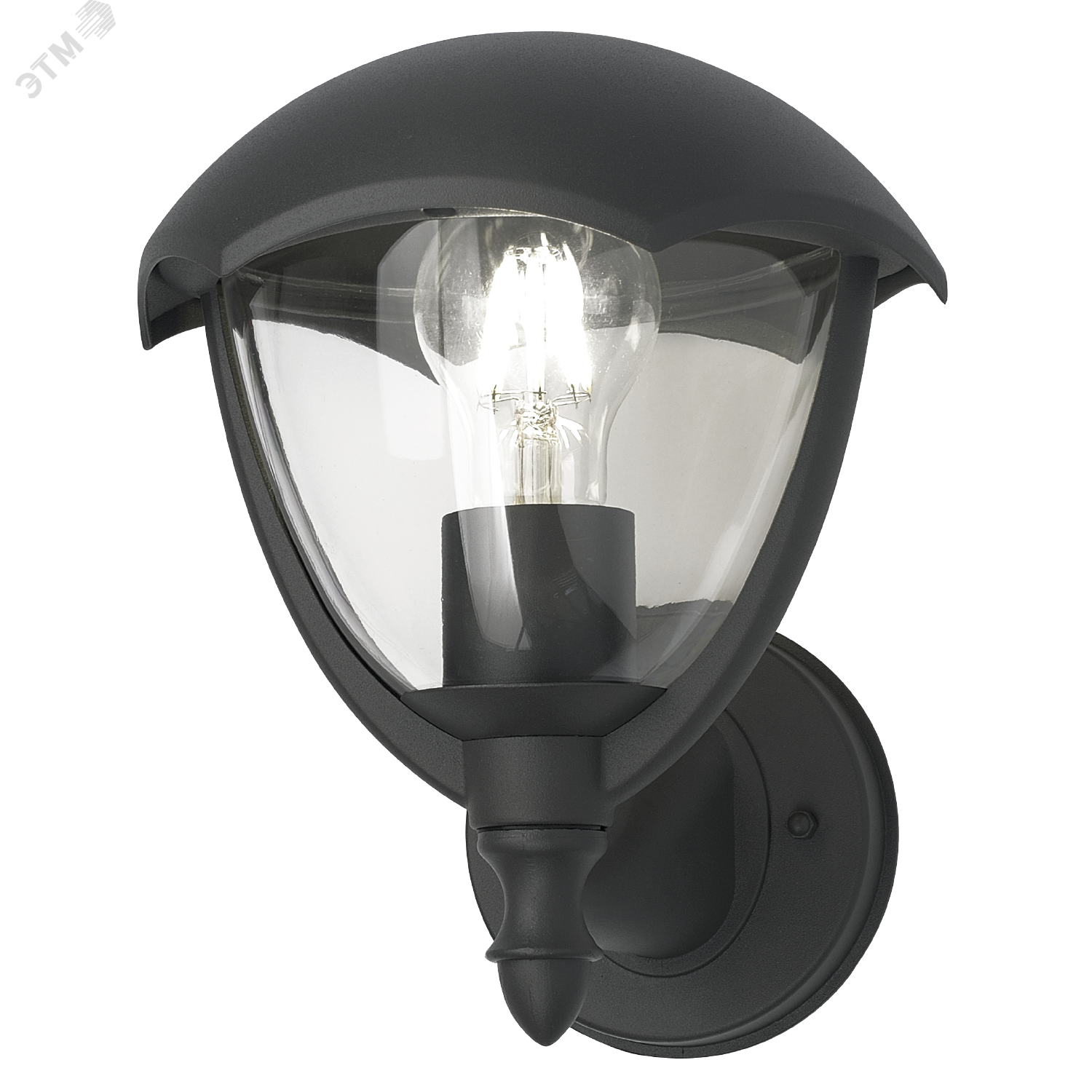 Светильник садово-парковый НТУ 60 Вт 188х210х238 мм IP54 на стену вверх 1хЕ27 Aura Gauss