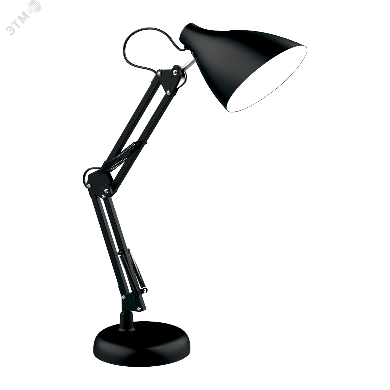 Светильник настольный под лампу E27 х60 Вт 220-240В IP20 300х150 мм Черный струбцина GTL Gauss