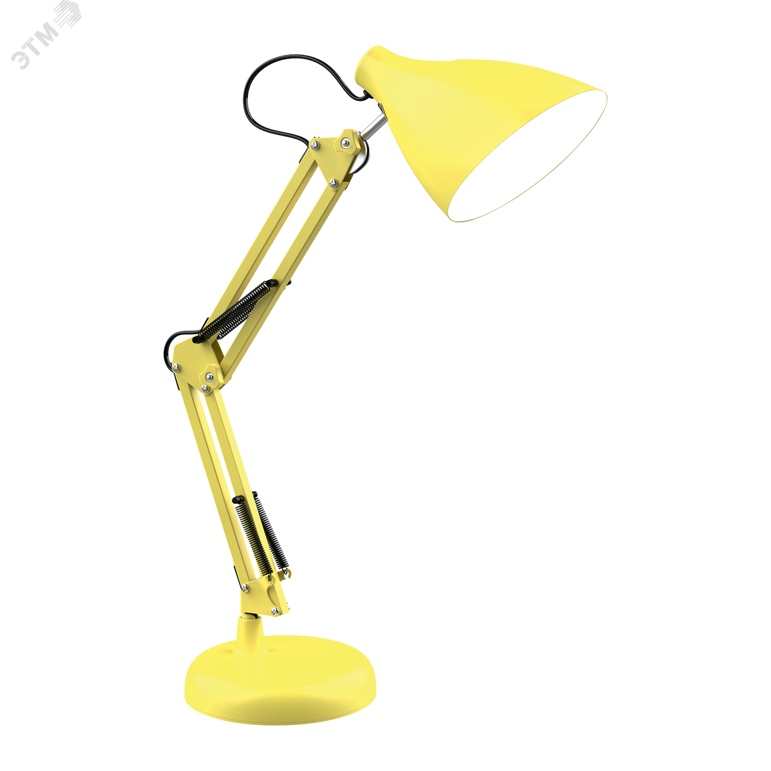 Светильник настольный под лампу E27 х60 Вт 220-240В IP20 300х150 мм Желтый струбцина GTL