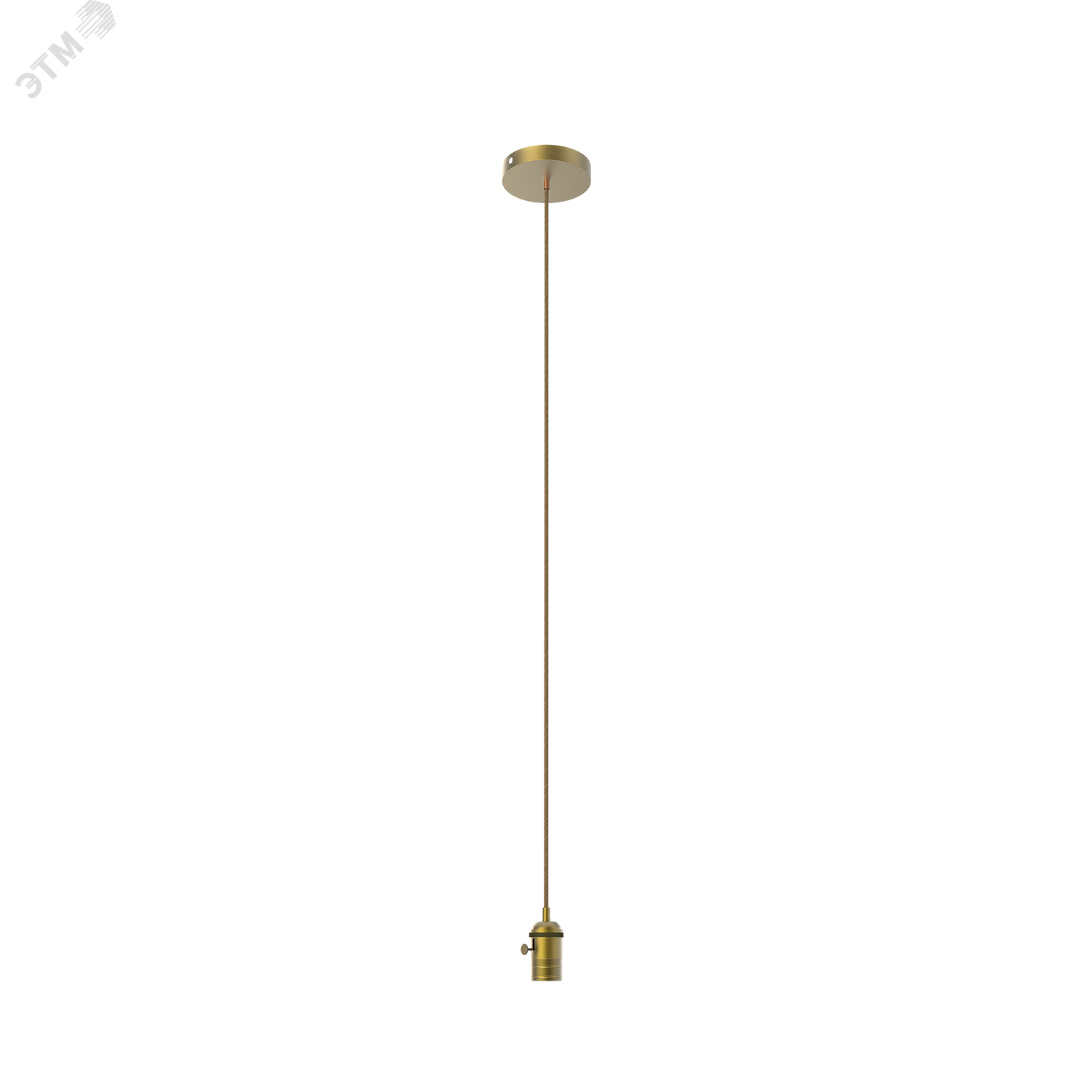 Светильник подвесной под лампу E27 1х60 Вт 200-240В IP20 1000х38 мм Бронзовый Decor Gauss