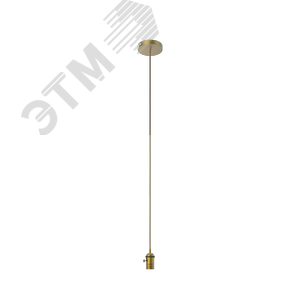 Светильник подвесной под лампу E27 1х60 Вт 200-240В IP20 1000х38 мм Бронзовый Decor Gauss